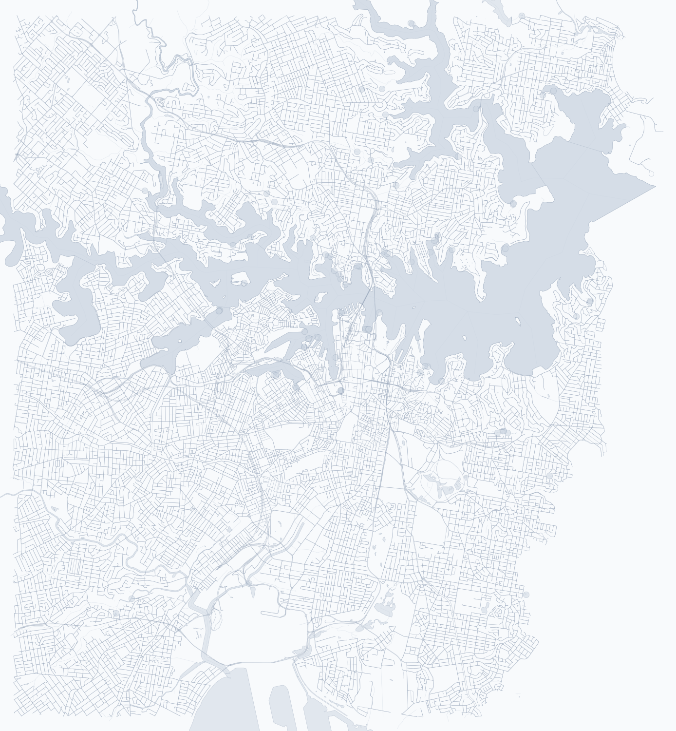 Sydney street map