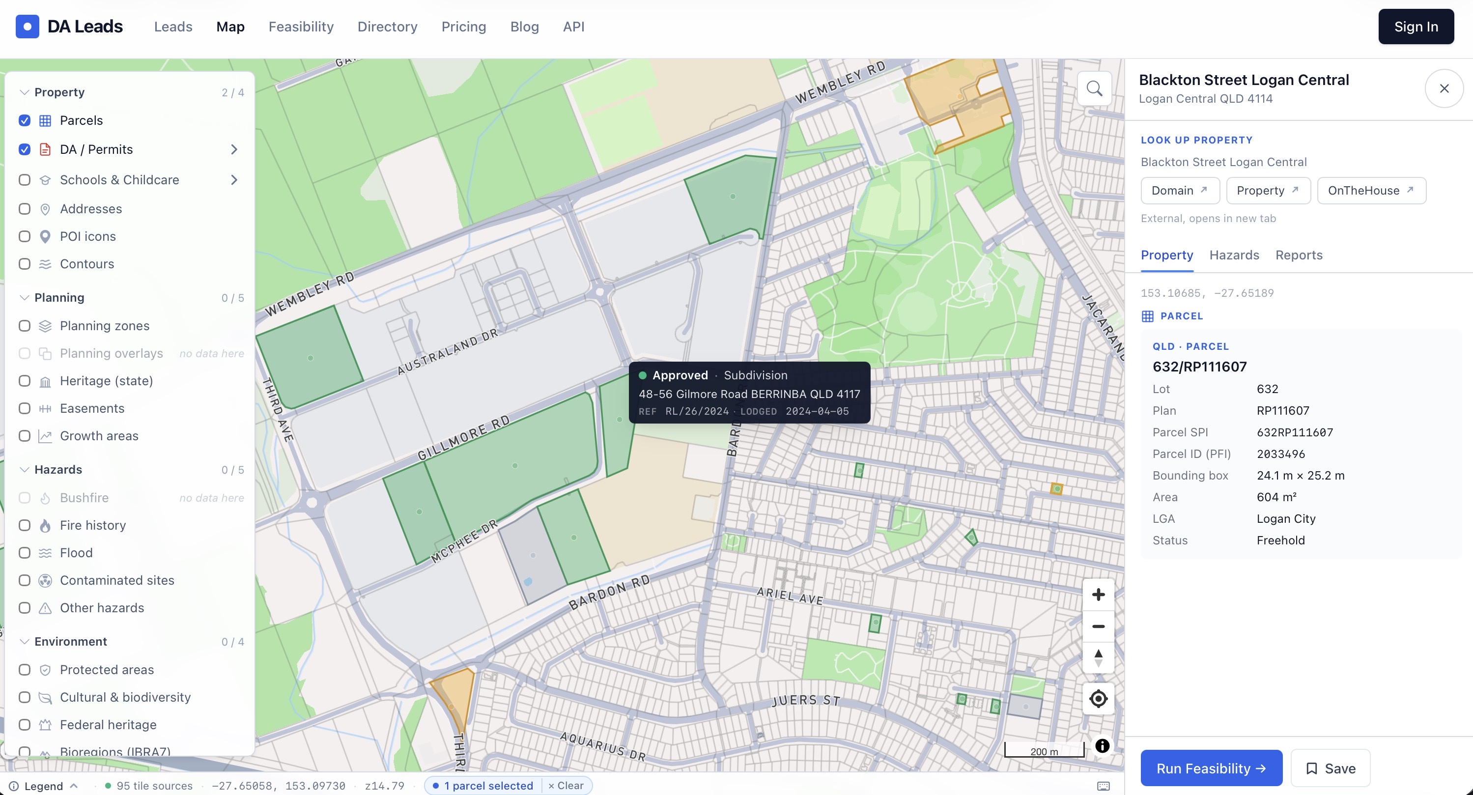 Interactive map
