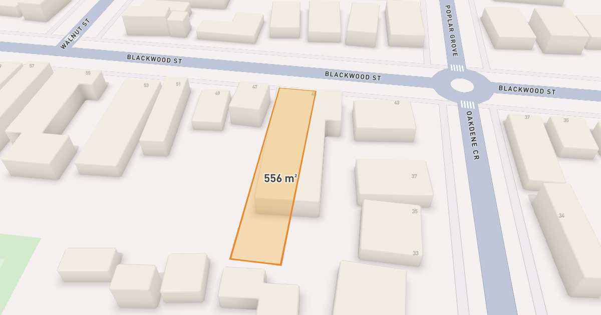 Satellite view of 1-12/45 Blackwood Street, CARNEGIE VIC 3163