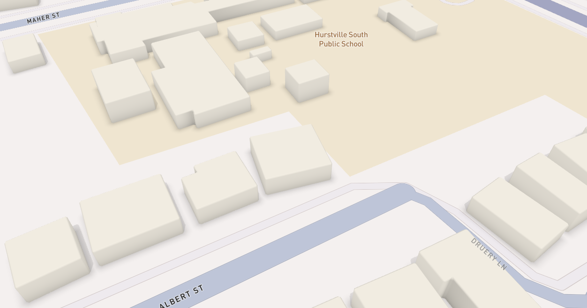 Satellite view of 1 Albert Street, HURSTVILLE NSW 2220