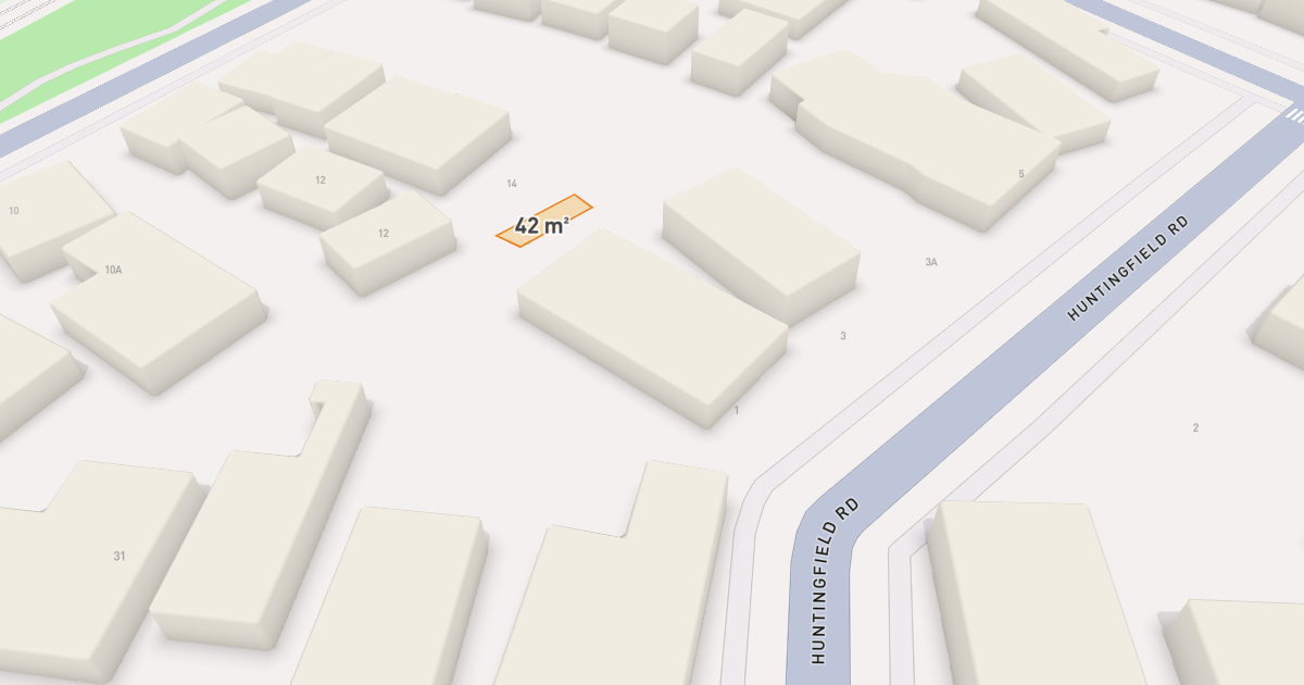 Satellite view of 1 Huntingfield Road, BRIGHTON VIC 3186