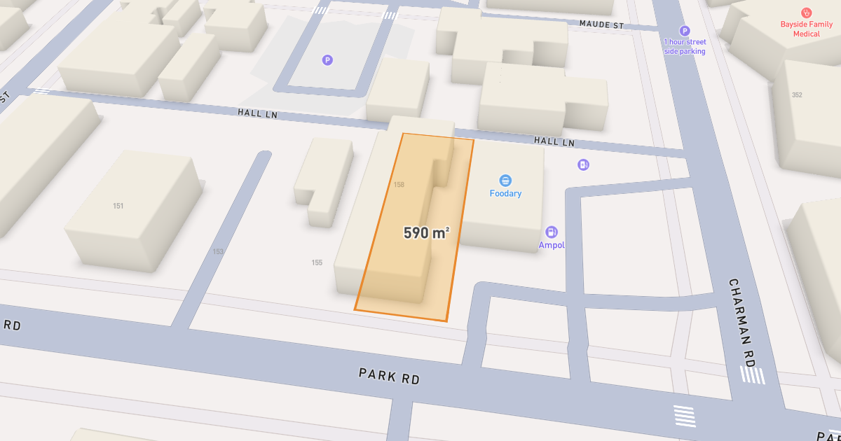 Satellite view of 101/157 Park Road, CHELTENHAM VIC 3192