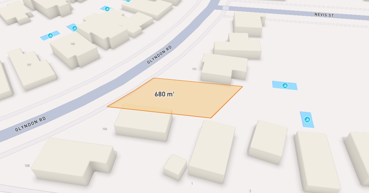 Satellite view of 104 Glyndon Road, CAMBERWELL VIC 3124