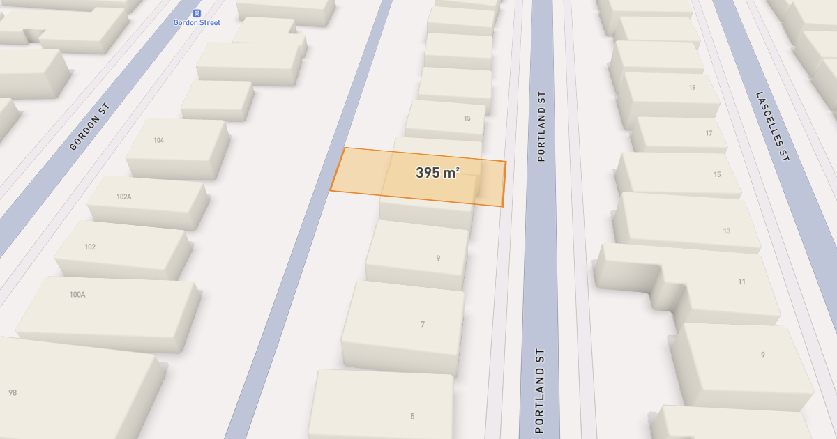 Satellite view of 11 Portland Street, COBURG VIC 3058