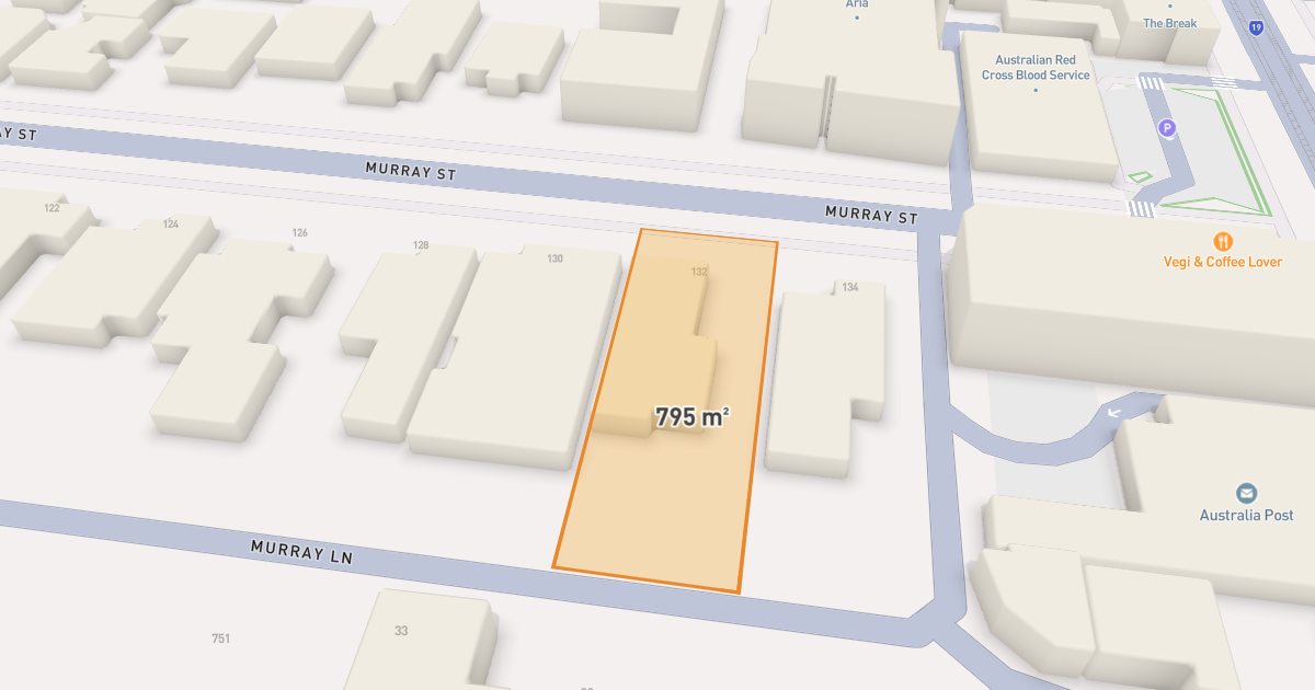 Satellite view of 132 Murray Street, CAULFIELD VIC 3162