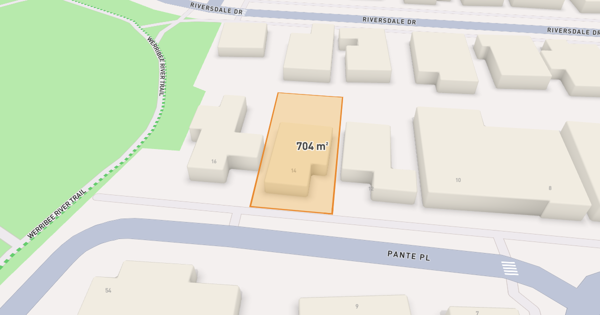 Satellite view of 14 Pante Place, WERRIBEE VIC 3030