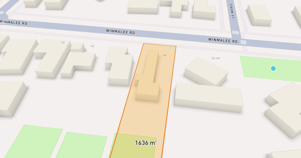 Satellite view of 144 Winmalee Road, BALWYN VIC 3103