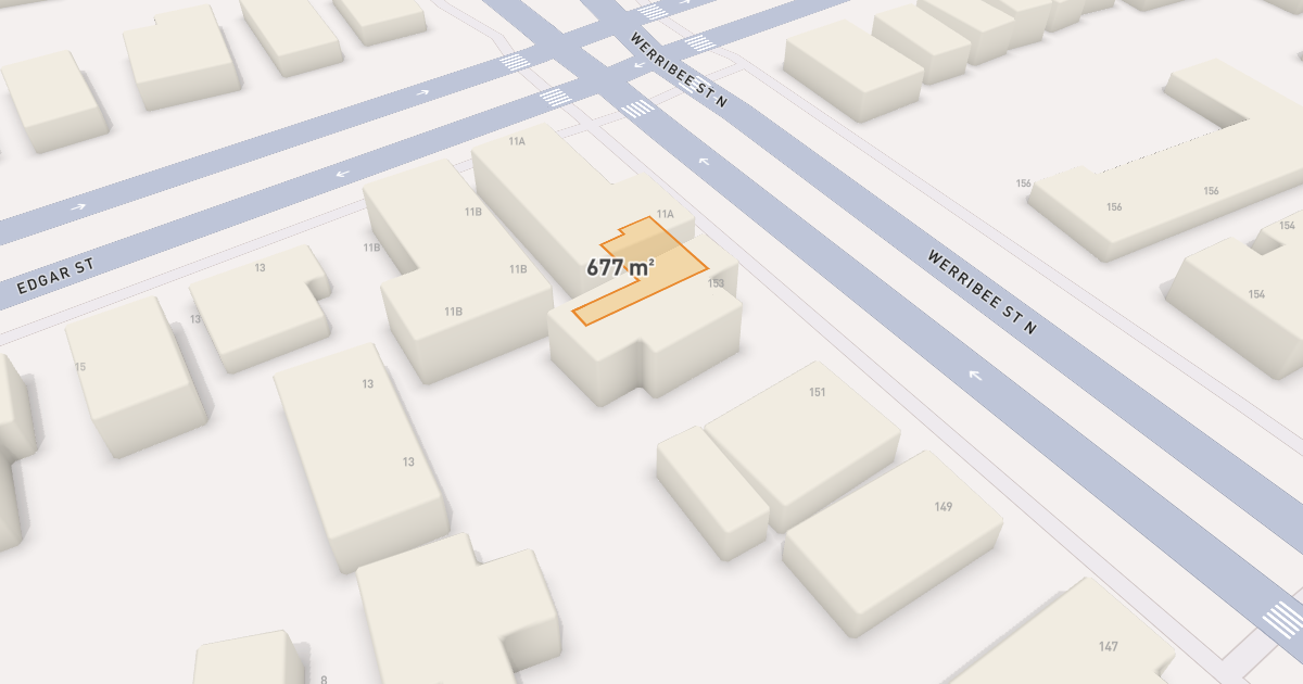 Satellite view of 153 Werribee Street North, WERRIBEE VIC 3030