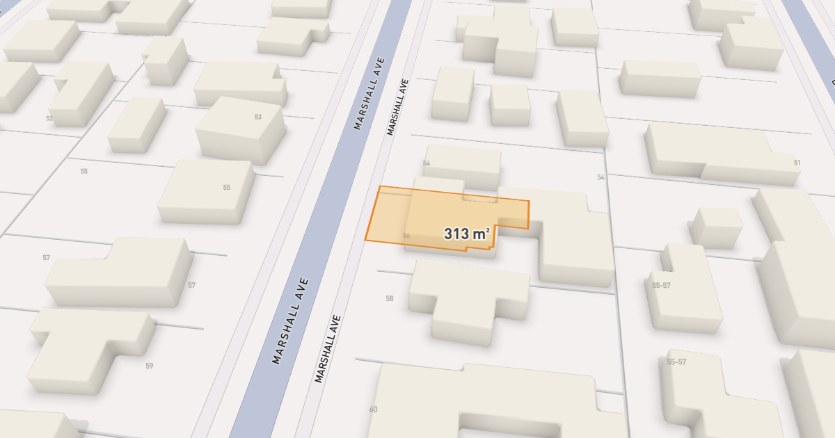 Satellite view of 1/56 Marshall Avenue, CLAYTON VIC 3168