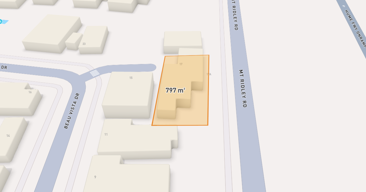 Satellite view of 17 Beau Vista Drive, CRAIGIEBURN VIC 3064