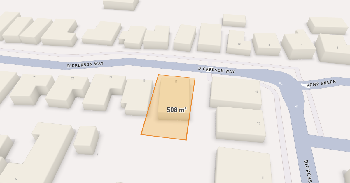 Satellite view of 17 Dickerson Way, CAROLINE SPRINGS VIC 3023