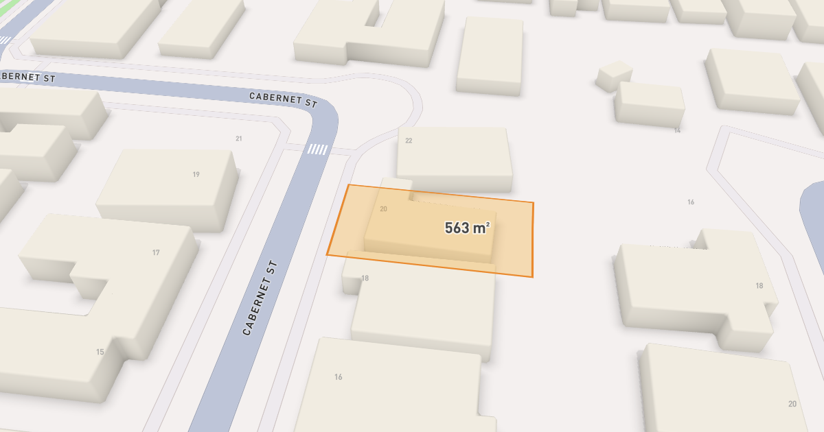 Satellite view of 20 Cabernet Street, POINT COOK VIC 3030