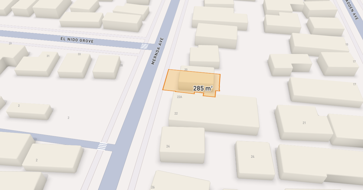 Satellite view of 20b Mernda Avenue, CARNEGIE VIC 3163