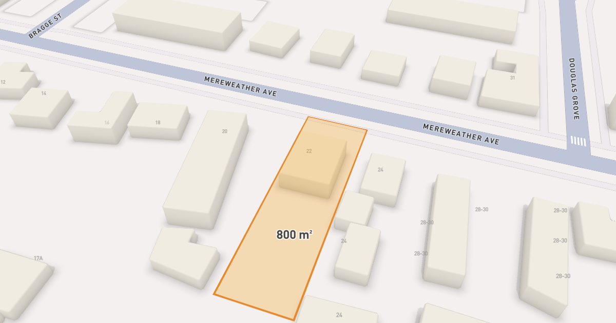 Satellite view of 22 Mereweather Avenue, FRANKSTON VIC 3199