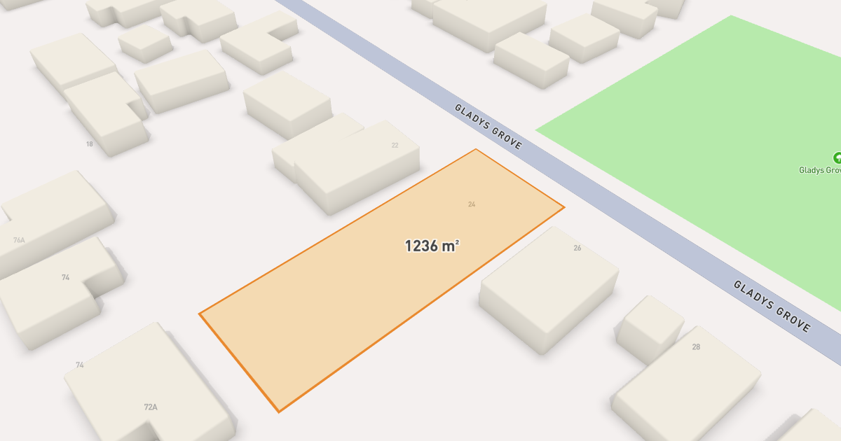 Satellite view of 24 Gladys Grove, CROYDON VIC 3136
