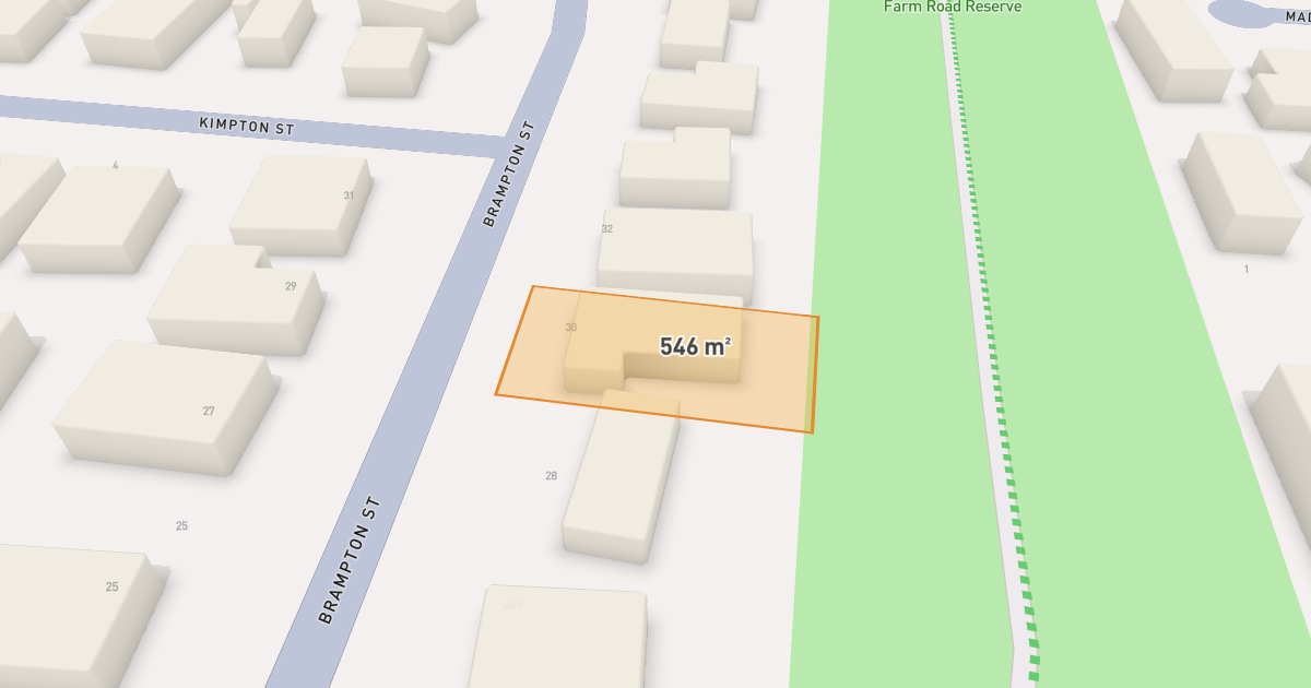 Satellite view of 30 Brampton Street, CHELTENHAM VIC 3192