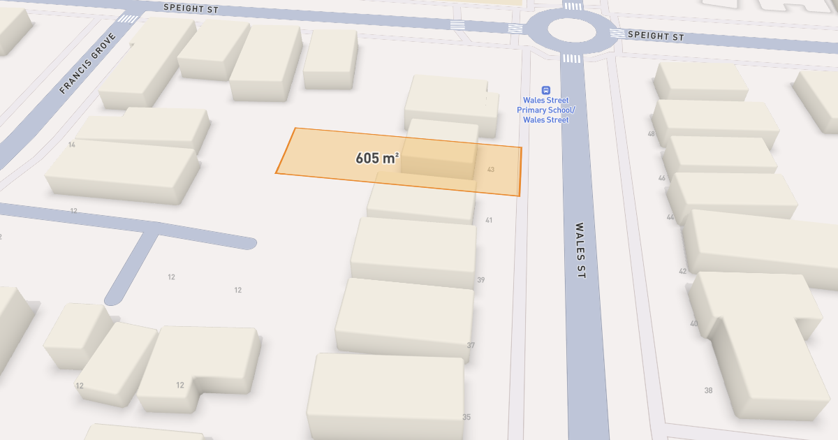 Satellite view of 41 Wales Street, Thornbury VIC 3071