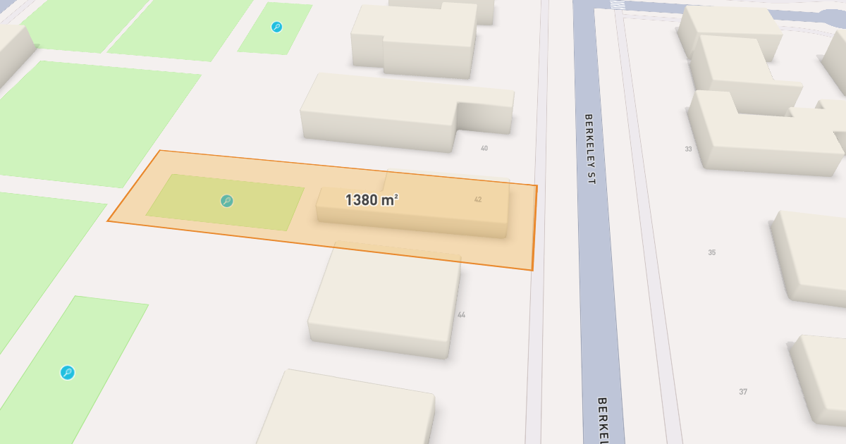 Satellite view of 42 Berkeley Street, HAWTHORN VIC 3122