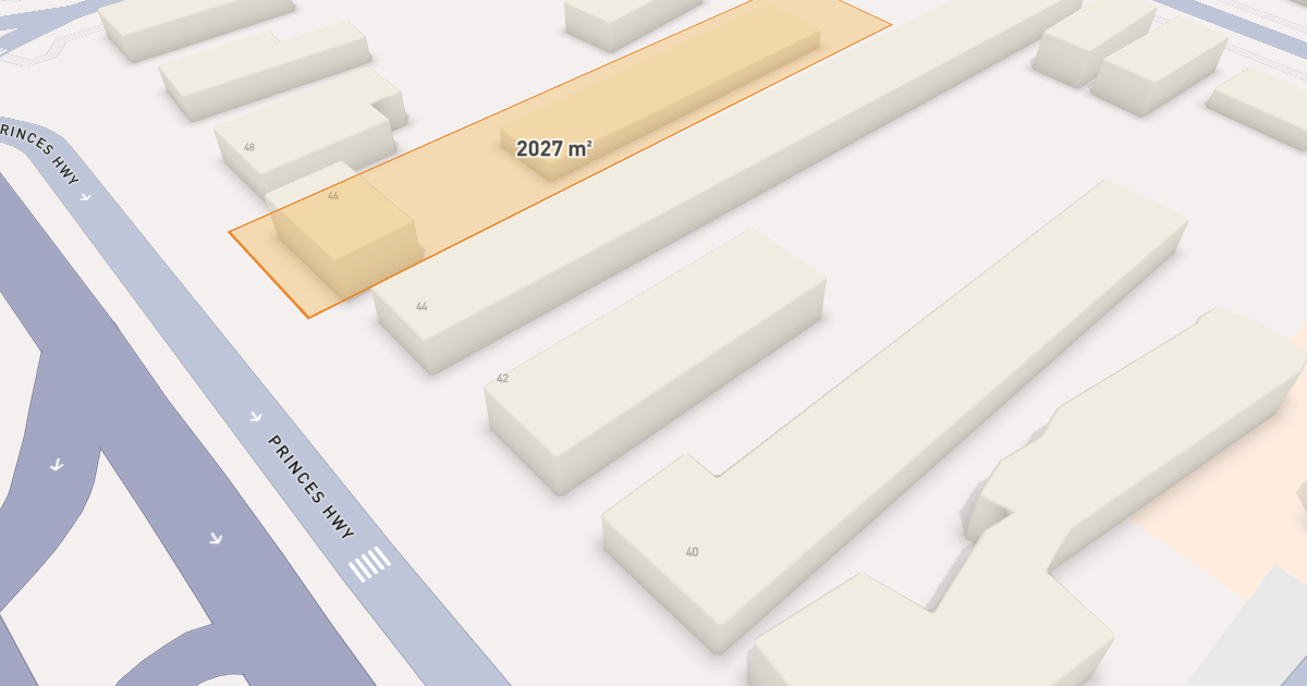 Satellite view of 42A Princes Hwy, DANDENONG VIC 3175