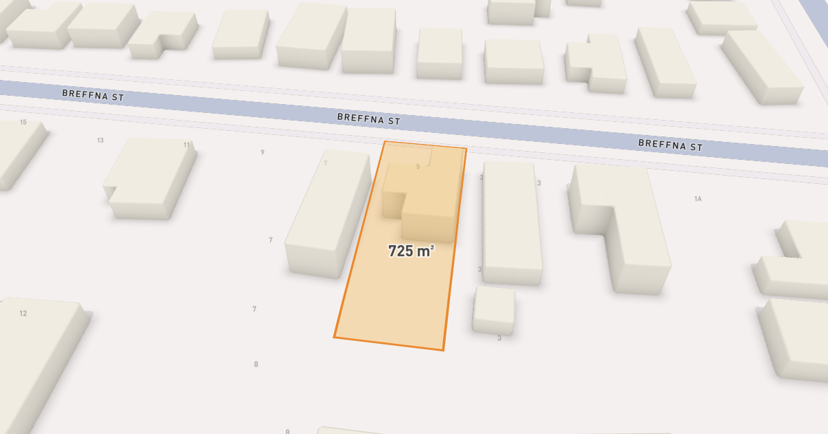 Satellite view of 5 Breffna Street, PRESTON VIC 3072