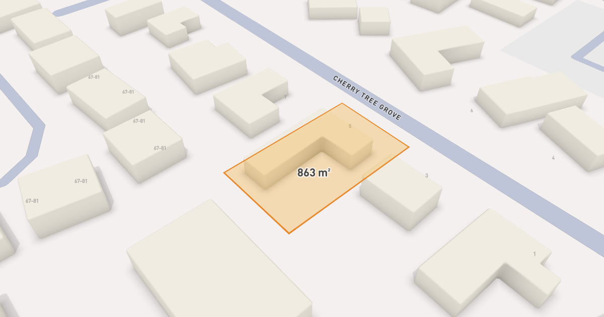 Satellite view of 5 Cherry Tree Grove, CROYDON VIC 3136