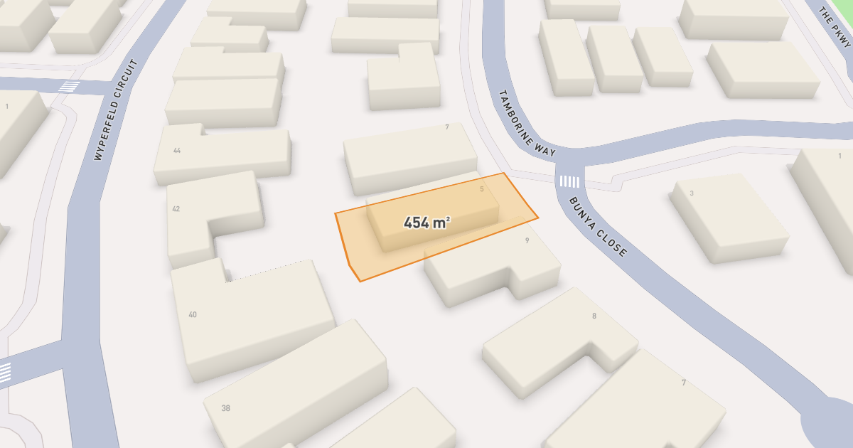 Satellite view of 5 Tamborine Way, CAROLINE SPRINGS VIC 3023