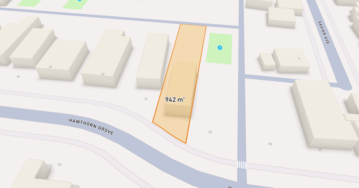 Satellite view of 51A Hawthorn Grove, HAWTHORN VIC 3122
