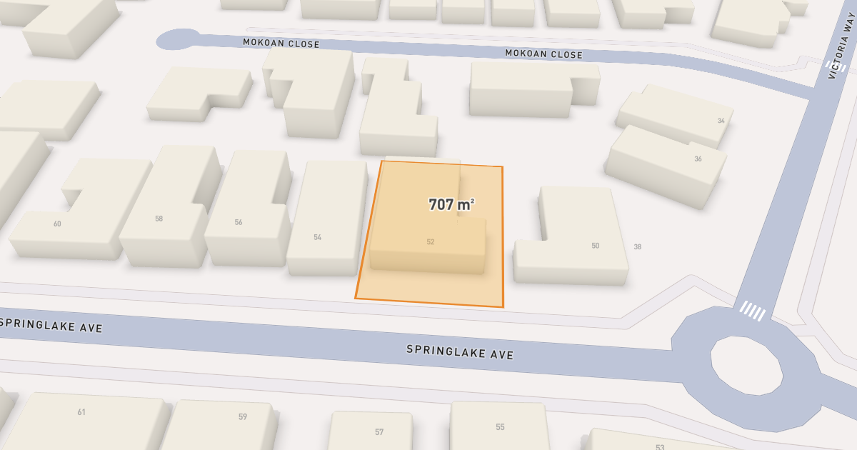 Satellite view of 52 Springlake Avenue, CAROLINE SPRINGS VIC 3023