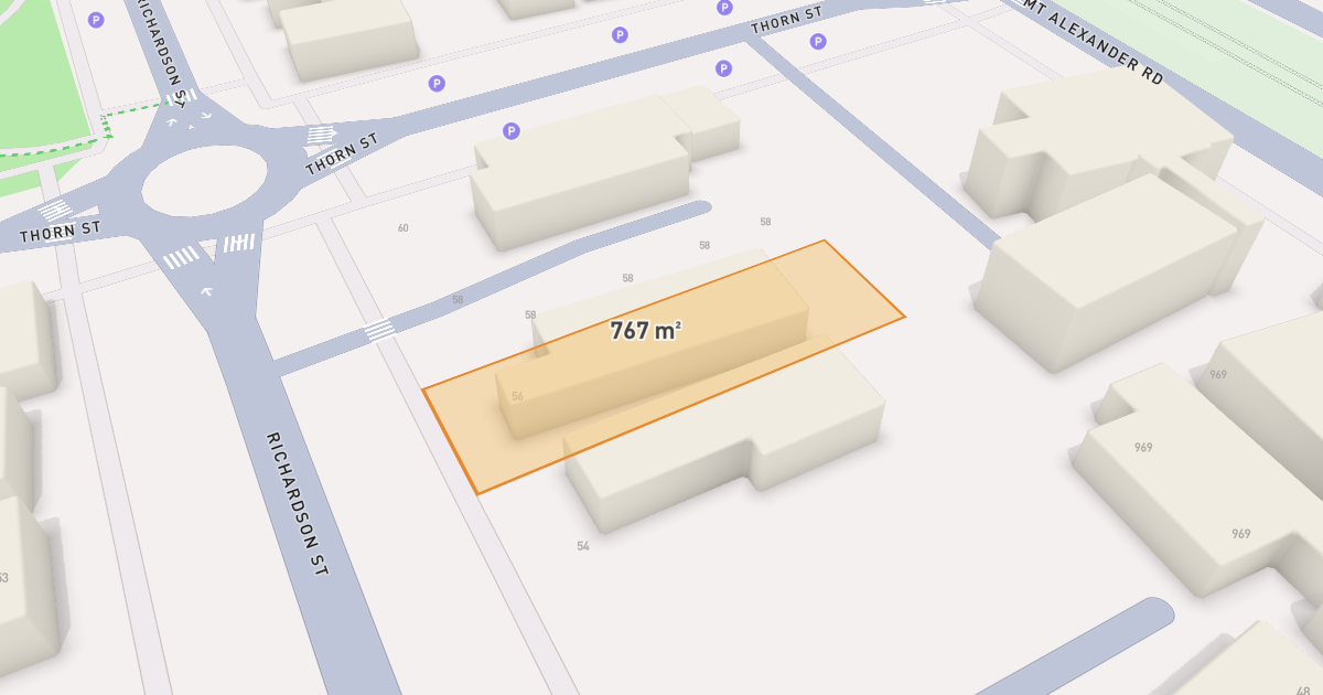 Satellite view of 56 Richardson Street, ESSENDON VIC 3040