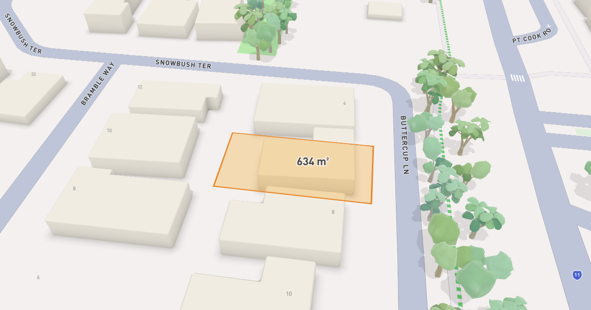 Satellite view of 6 Buttercup Lane, POINT COOK VIC 3030