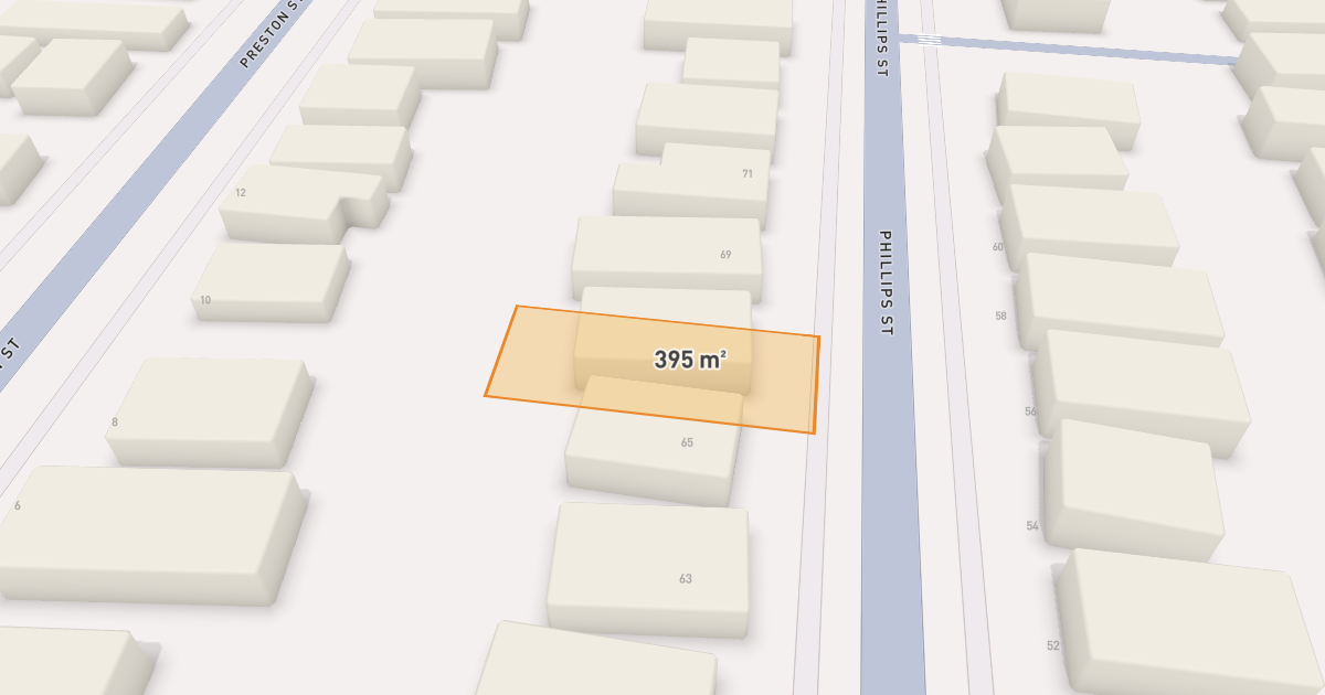 Satellite view of 67 Phillips Street, COBURG VIC 3058