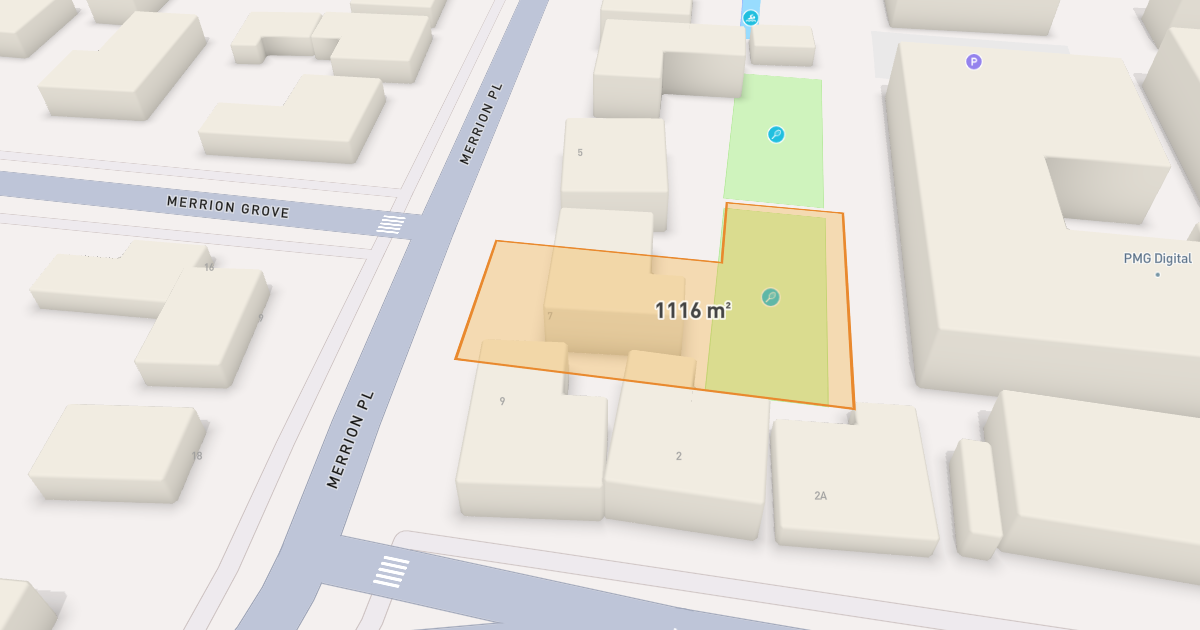 Satellite view of 7 Merrion Place, KEW VIC 3101