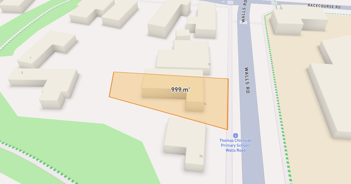 Satellite view of 74 Walls Road, WERRIBEE VIC 3030