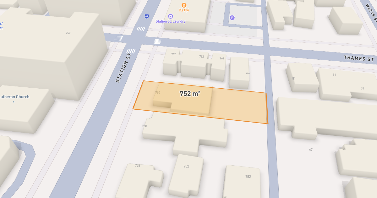 Satellite view of 760 Station Street, BOX HILL VIC 3128
