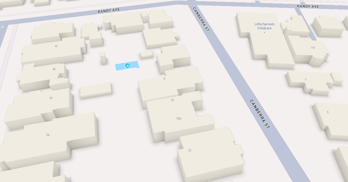 Satellite view of 8 Canberra Street, EPPING NSW 2121