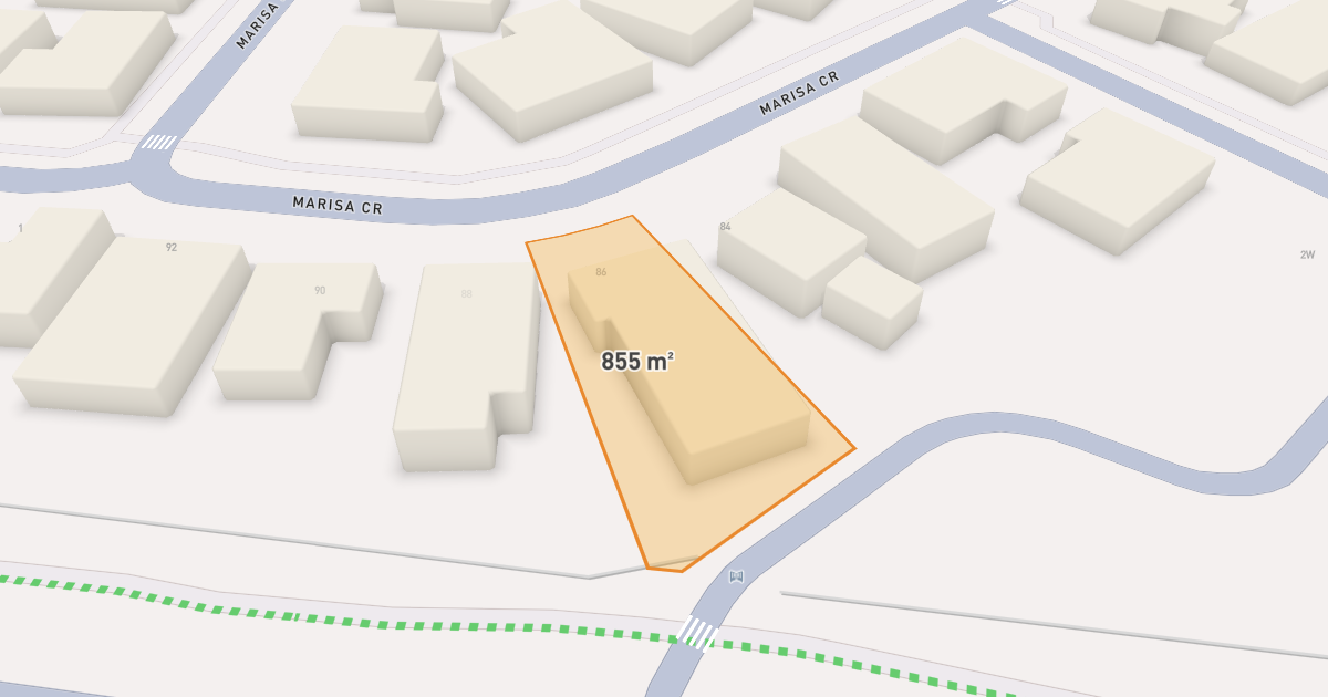 Satellite view of 86 Marisa Crescent, BERWICK VIC 3806