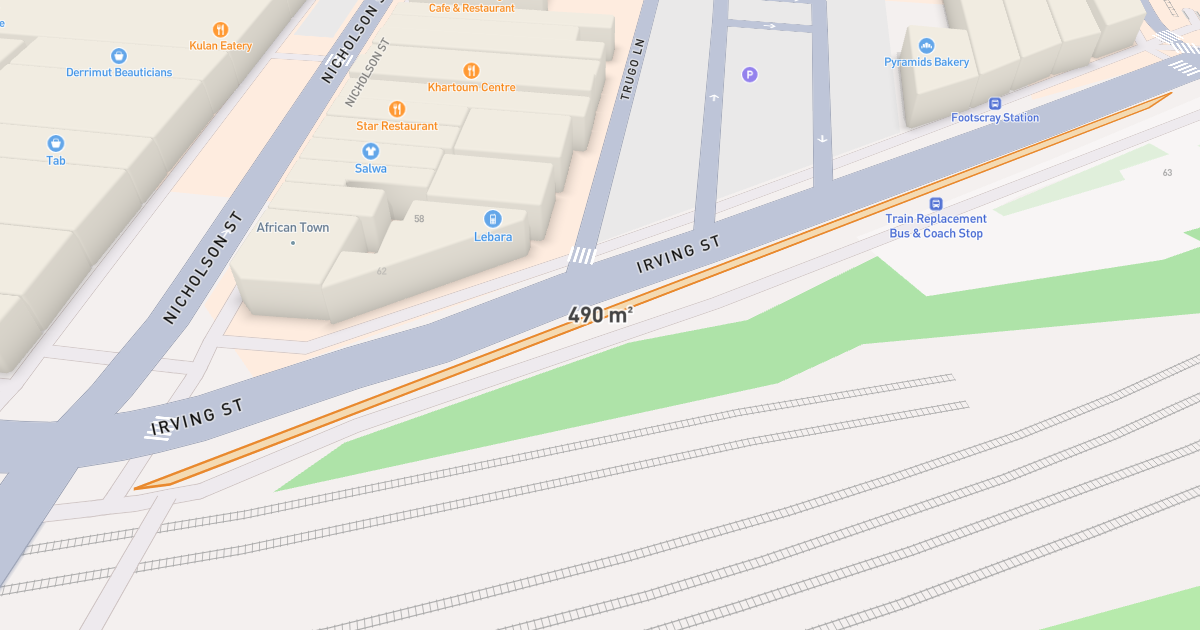 Satellite view of Lot ? , Footscray VIC 3011