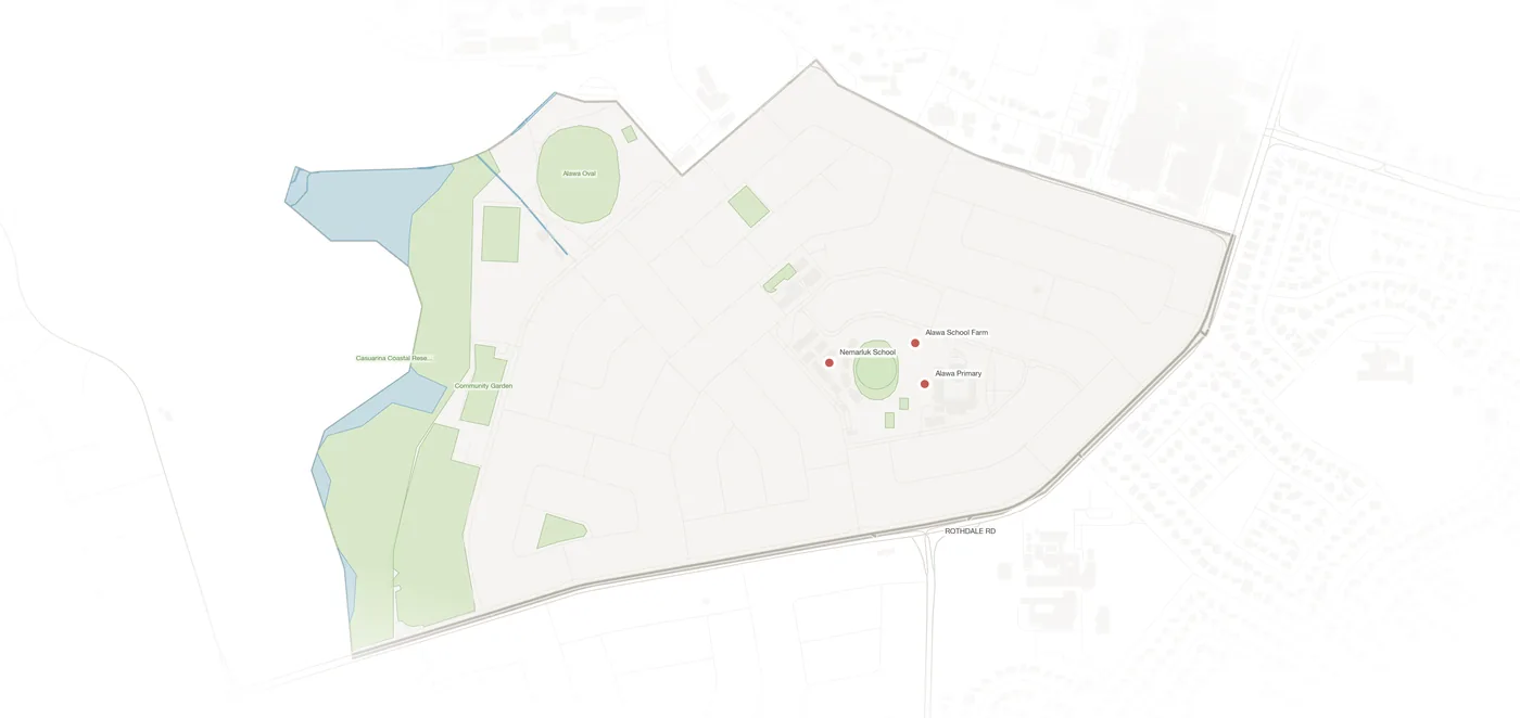 Alawa urban fabric map