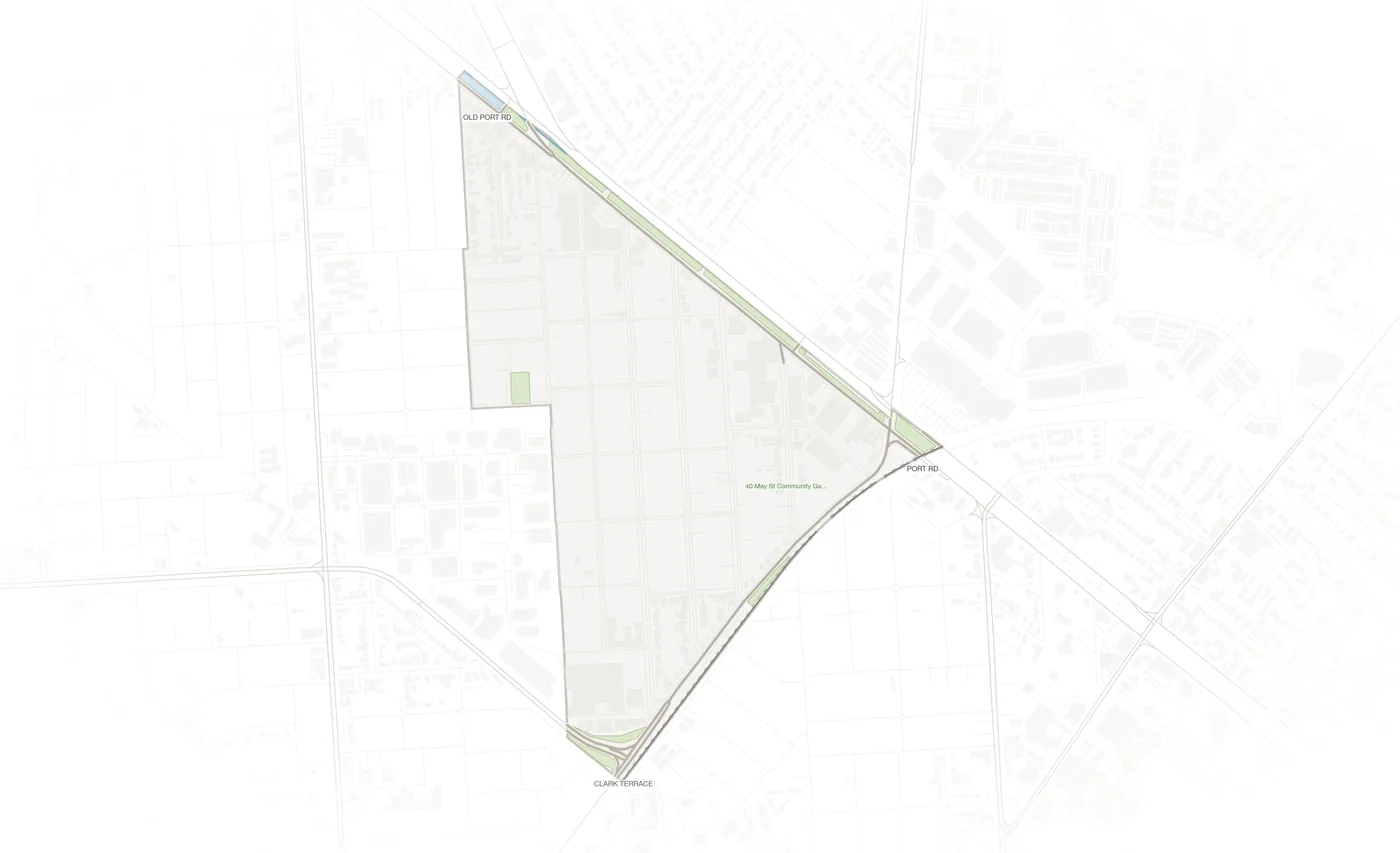 Albert Park urban fabric map