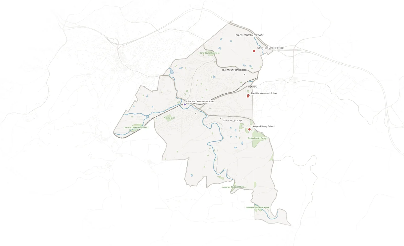 Aldgate urban fabric map