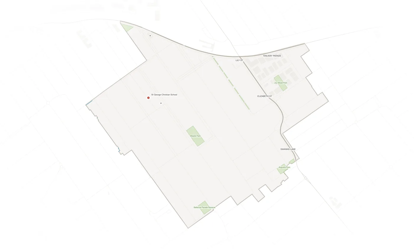 Allawah urban fabric map