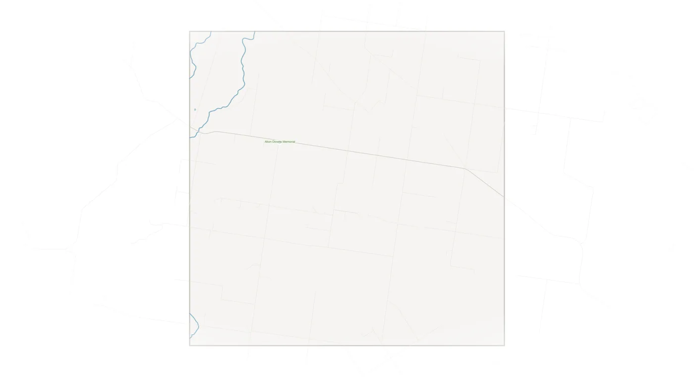 Alton Downs urban fabric map