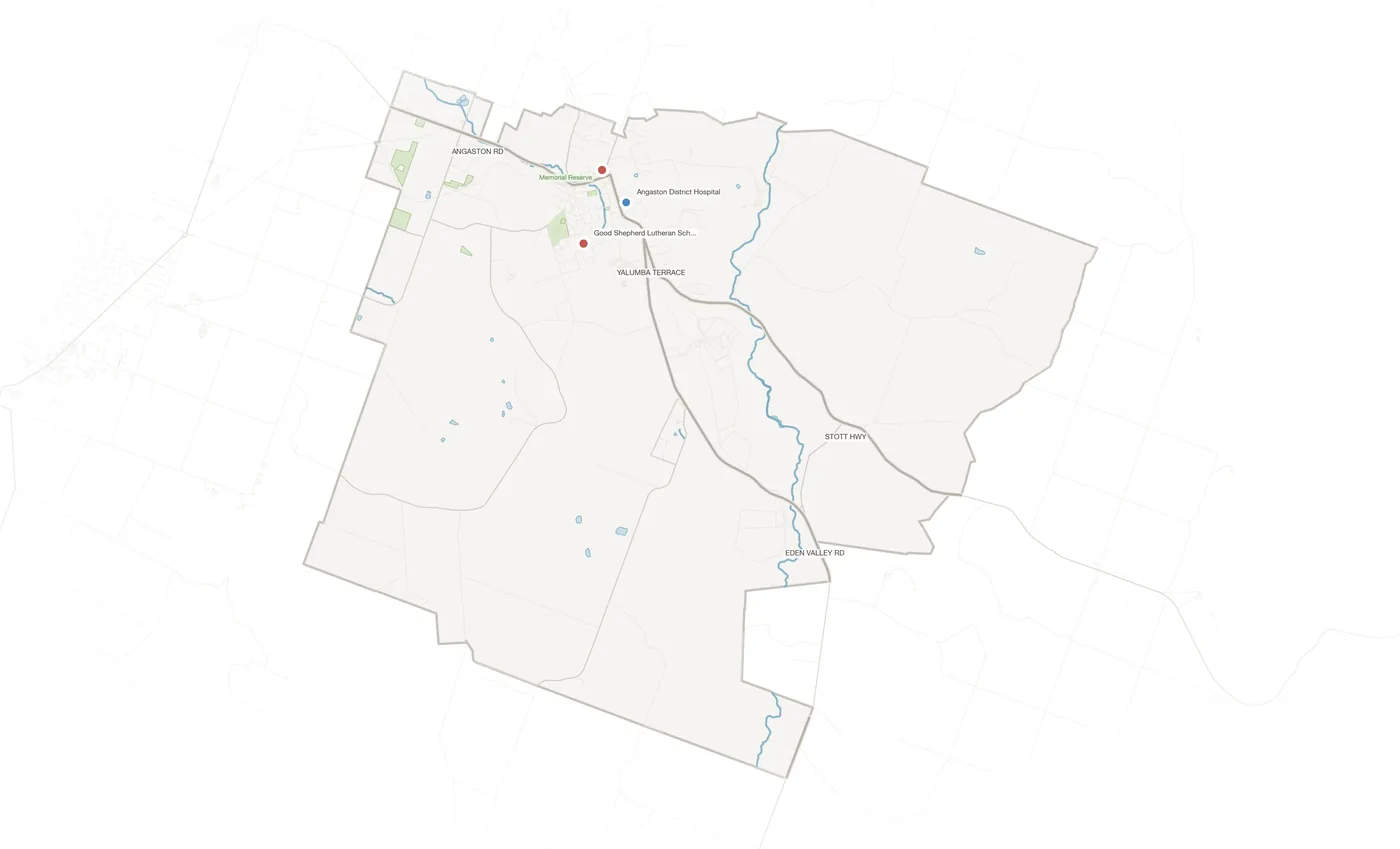 Angaston urban fabric map