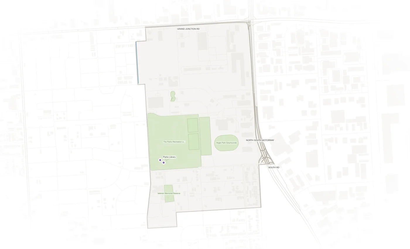 Angle Park urban fabric map