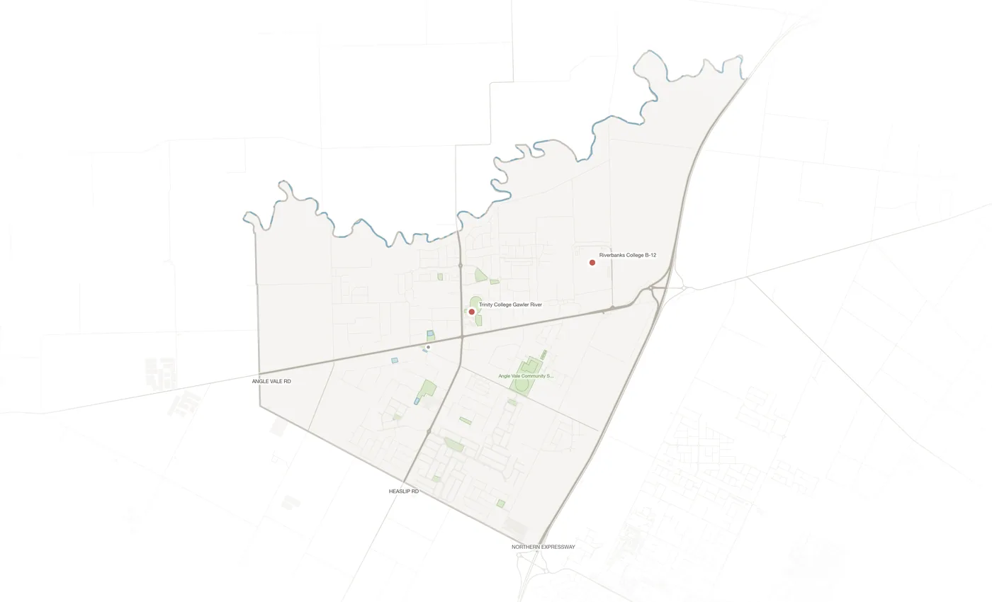 Angle Vale urban fabric map