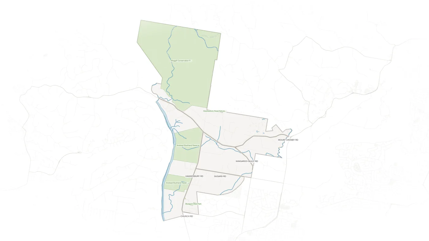 Anstead urban fabric map