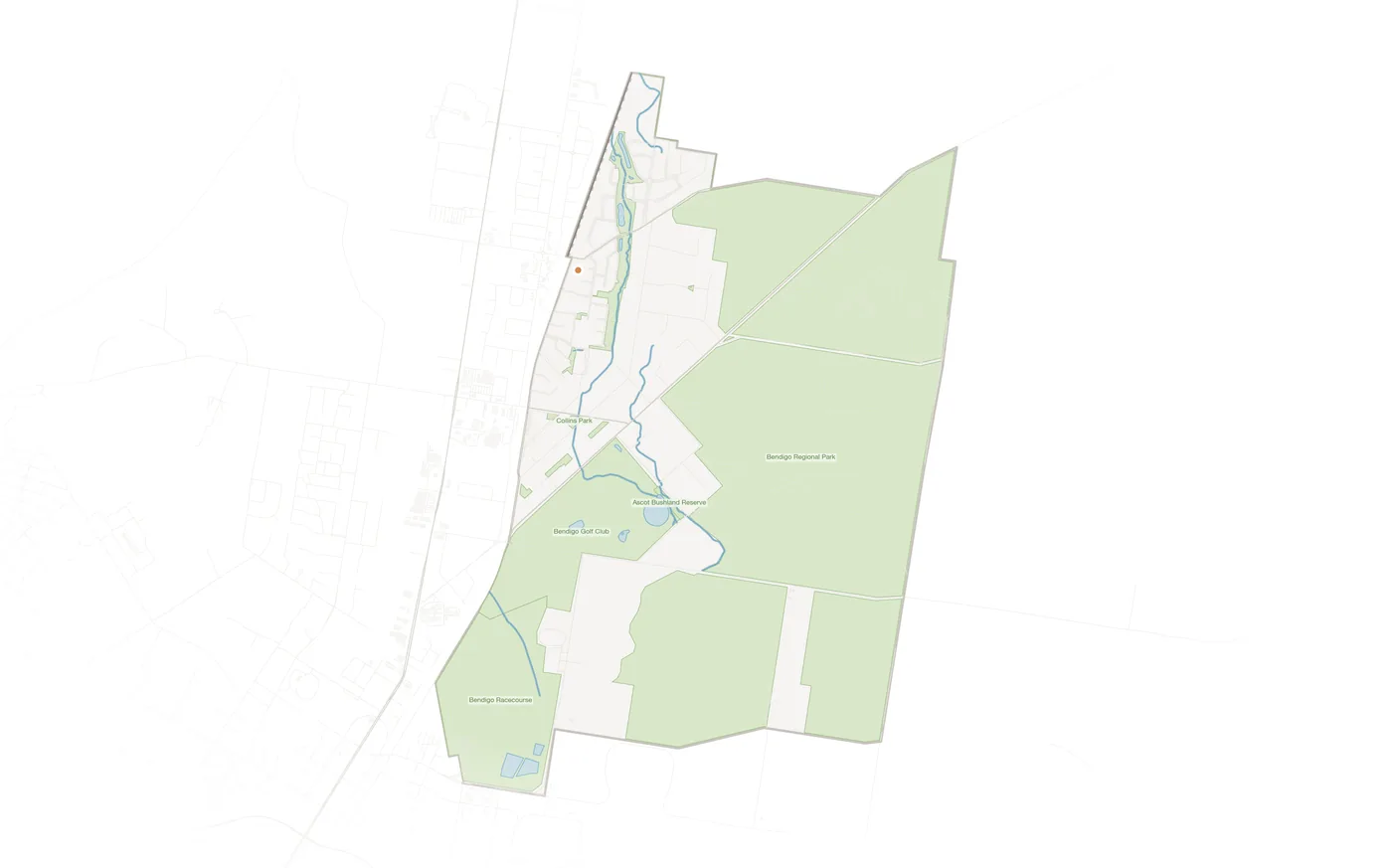 Ascot urban fabric map