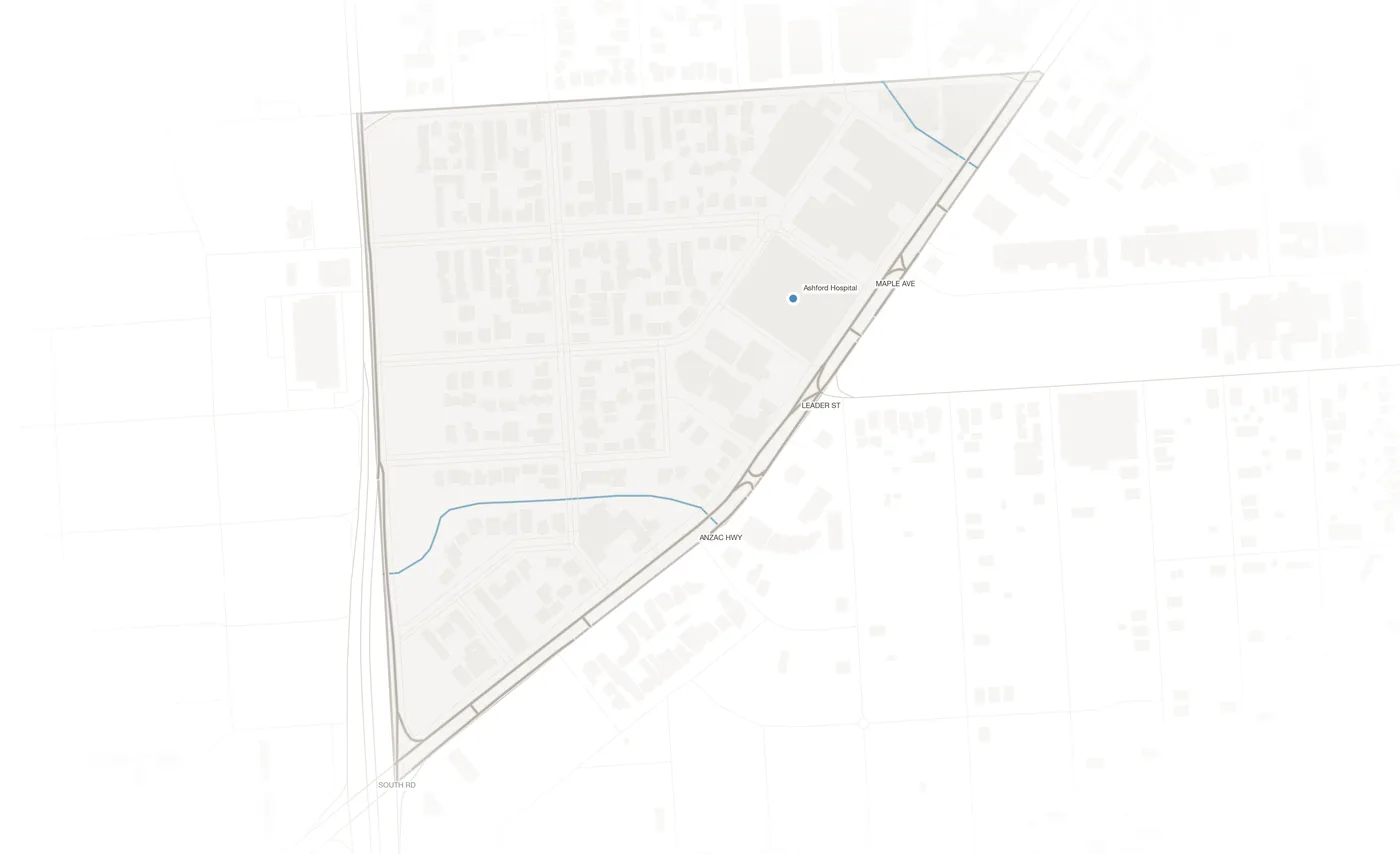 Ashford urban fabric map
