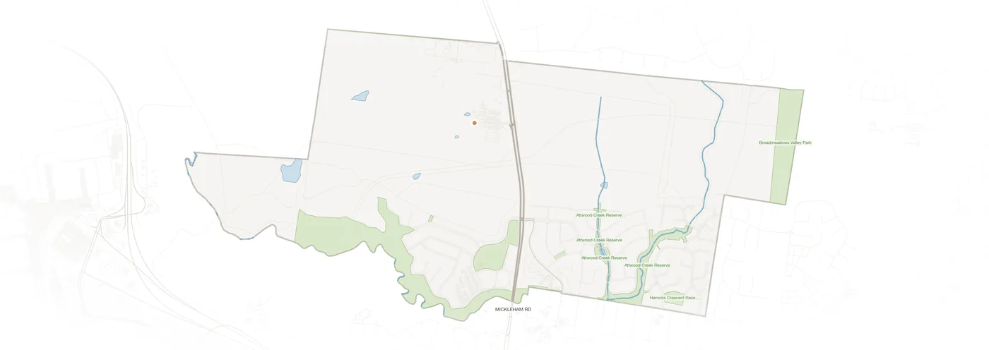 Attwood urban fabric map