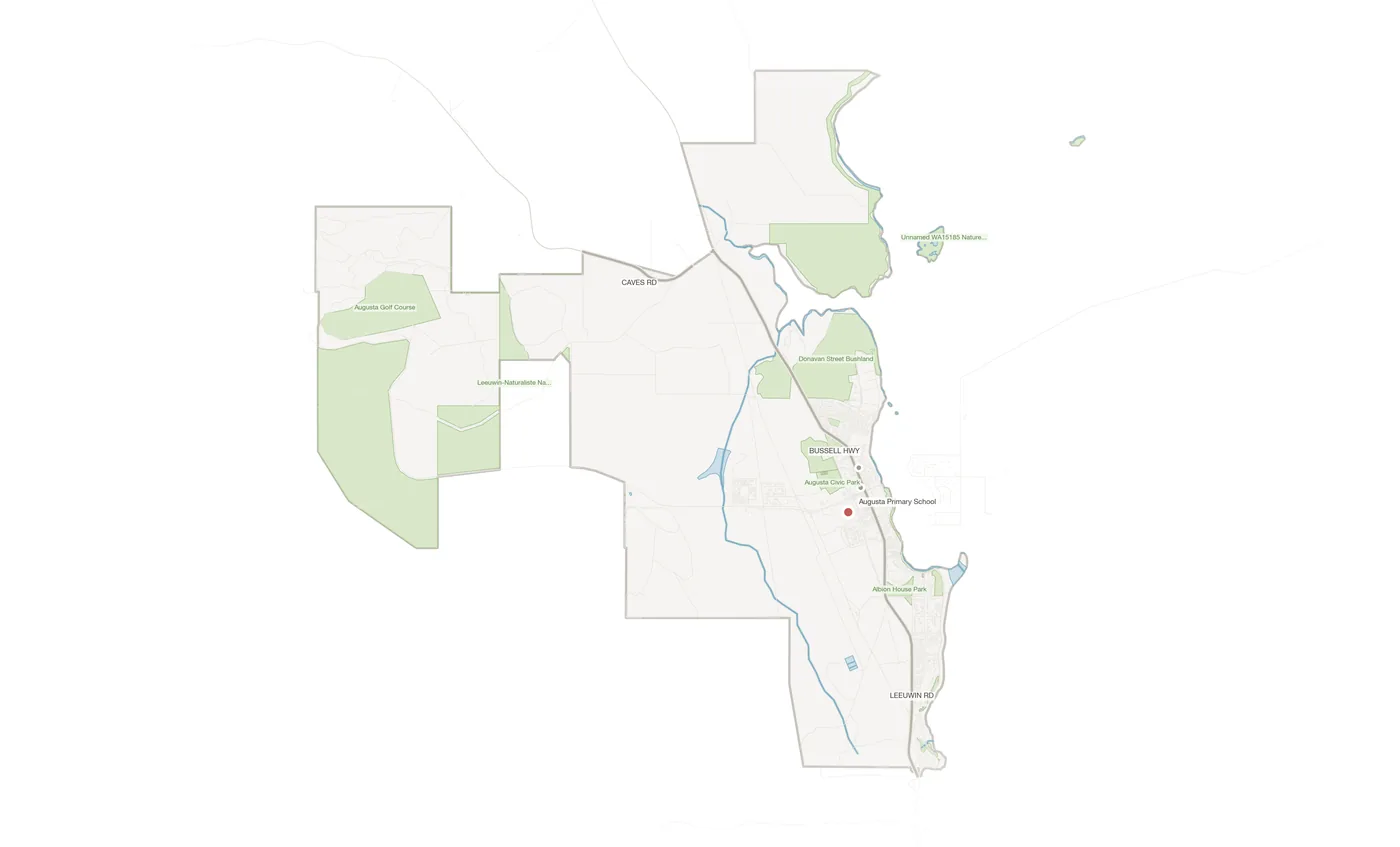 Augusta urban fabric map